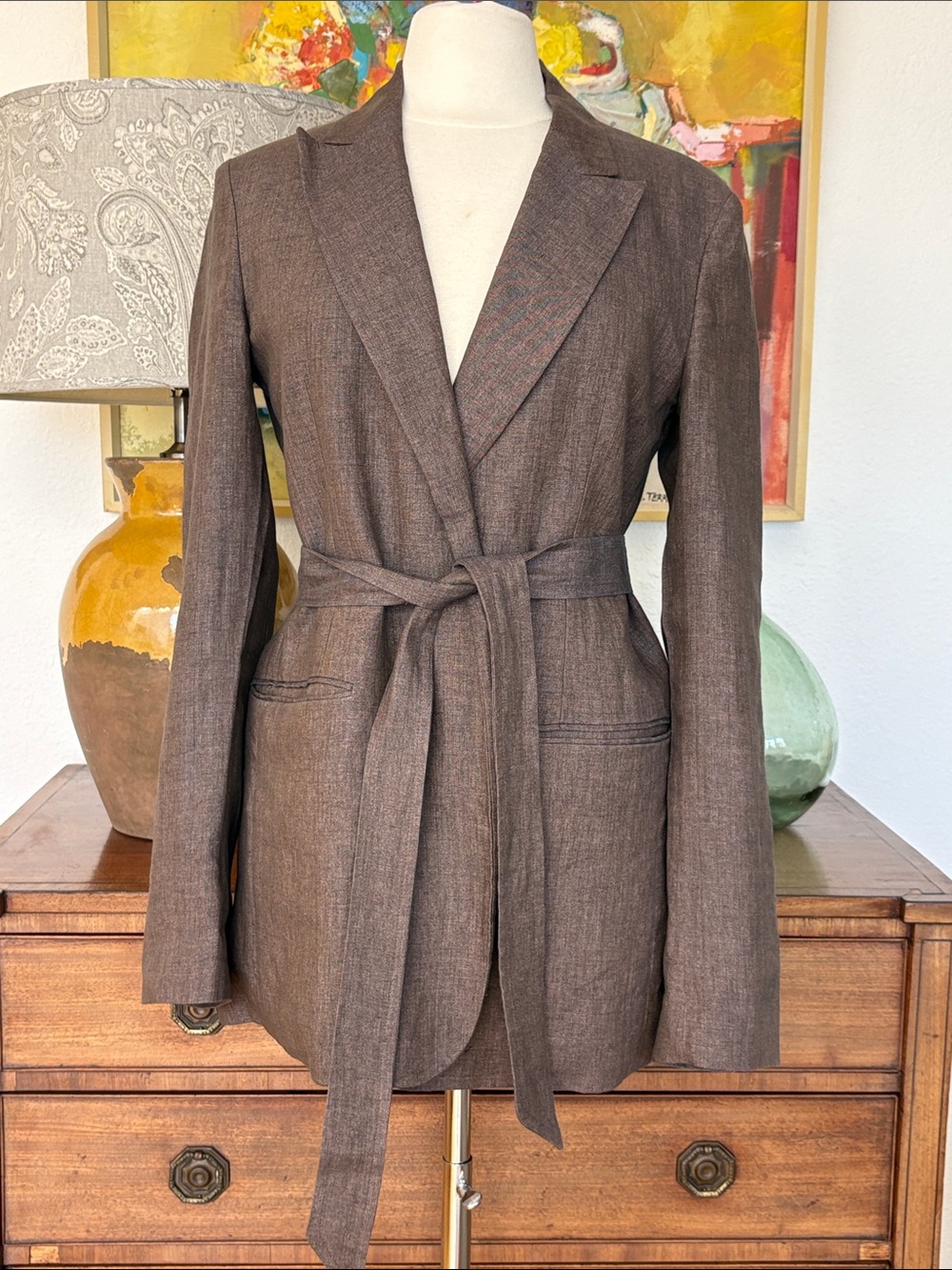 Eleventy Linen Blazer